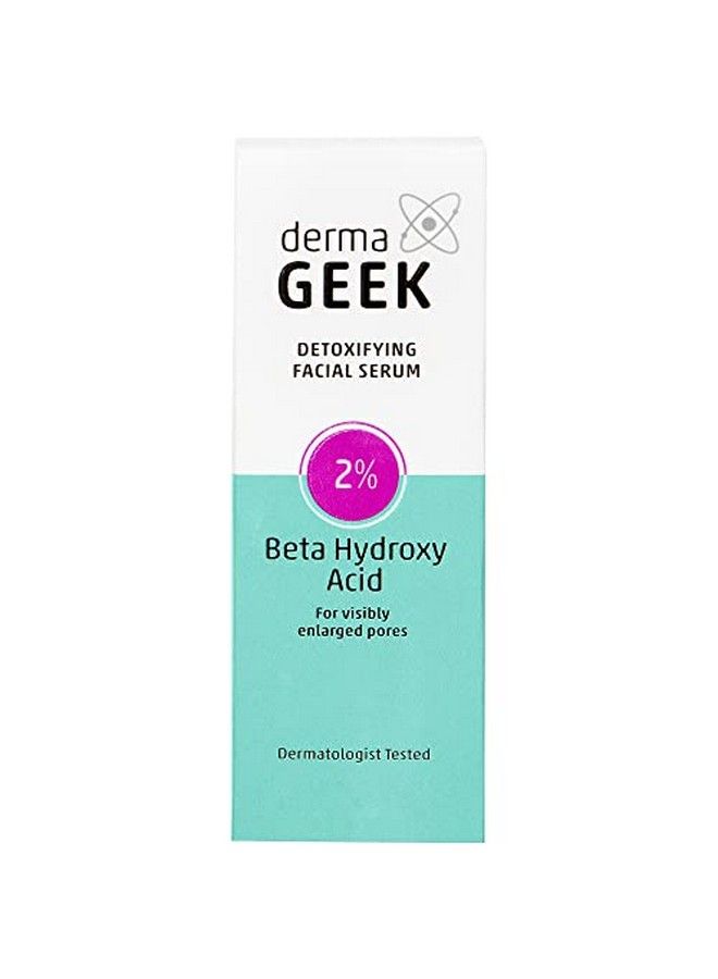 DERMA GEEK Dermageek Detoxifying Facial Serum With 2% Beta Hydroxy Acid 1.3 Fl Oz - Image 1