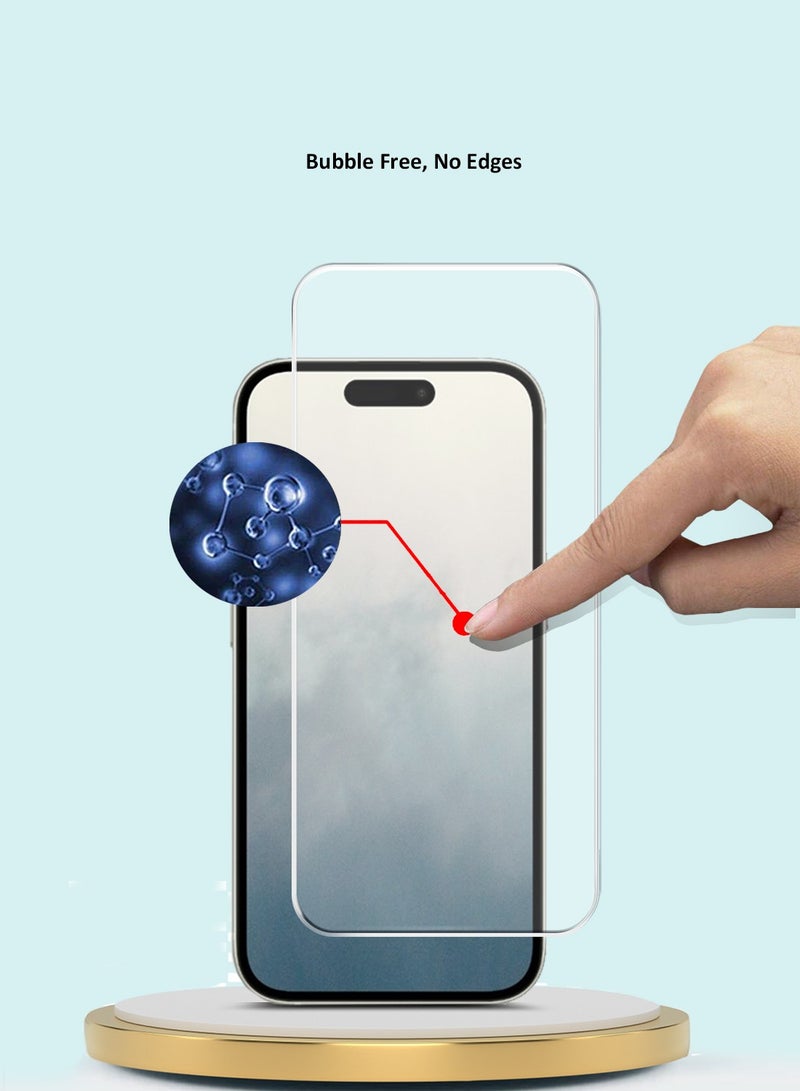 GMAX Apple iPhone 16 2024 GMAX Premium Series Curved Edges 9H 2.5D Tempered Glass Screen Protector - Clear - Image 5