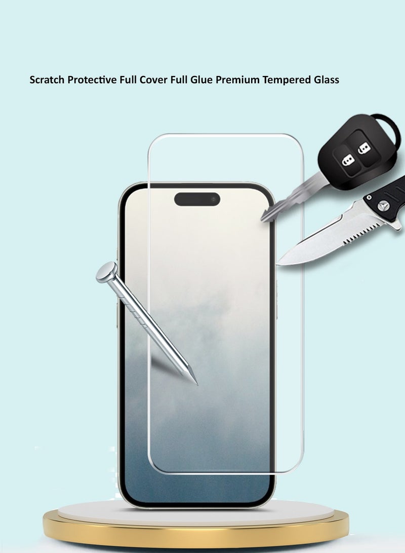 GMAX Apple iPhone 16 2024 GMAX Premium Series Curved Edges 9H 2.5D Tempered Glass Screen Protector - Clear - Image 3