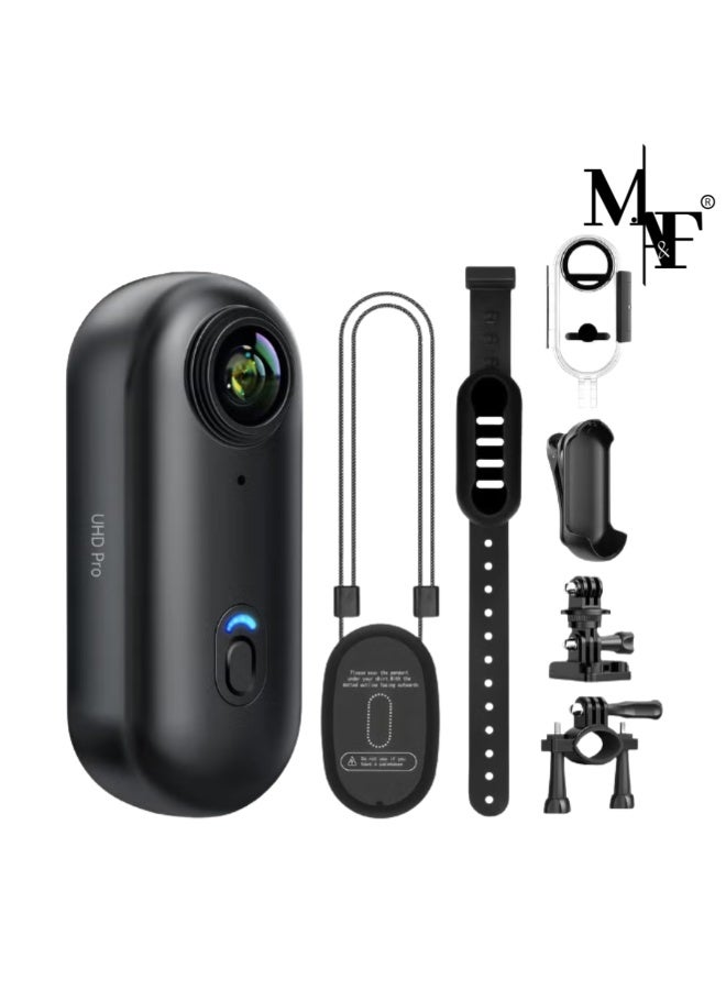 M.A&F's 4k Action Camera,Mini Vlogging Camera,Small Body Camera with IPX7 Waterproof,Underwater Camcorder,Hands-Free POV Recording, Helmet Cam for Cycling, Motorcycle(32G Card) - Image 1
