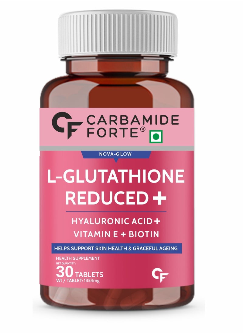 L Glutathione Reduced +  500mg Tablets For Skin Heath | L Glutathione With Hyaluronic Acid, Vitamin E, Lycopene & Biotin– 30 Veg Tablets - pzsku/ZE62EF9AB0648618730B8Z/45/_/1705647725/38ed18d7-356c-4e78-8221-81abb75cab01