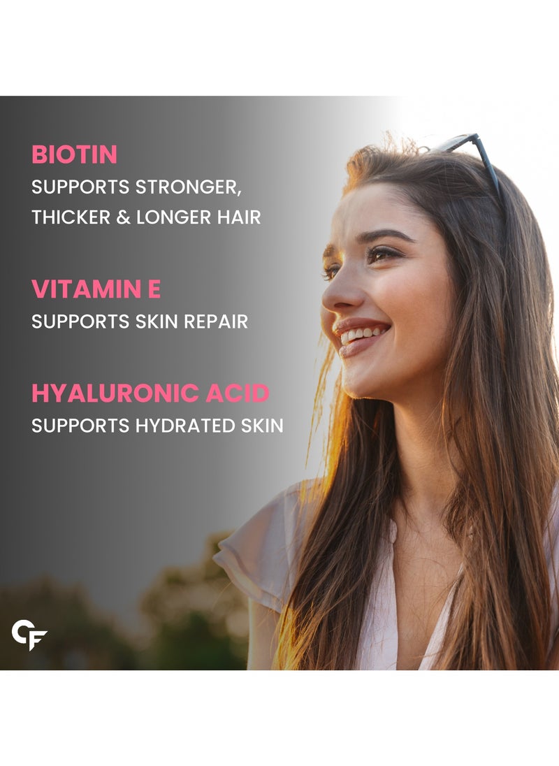 CARBAMIDE FORTE - L Glutathione Reduced +  500mg Tablets For Skin Heath | L Glutathione With Hyaluronic Acid, Vitamin E, Lycopene & Biotin– 30 Veg Tablets - Image 1