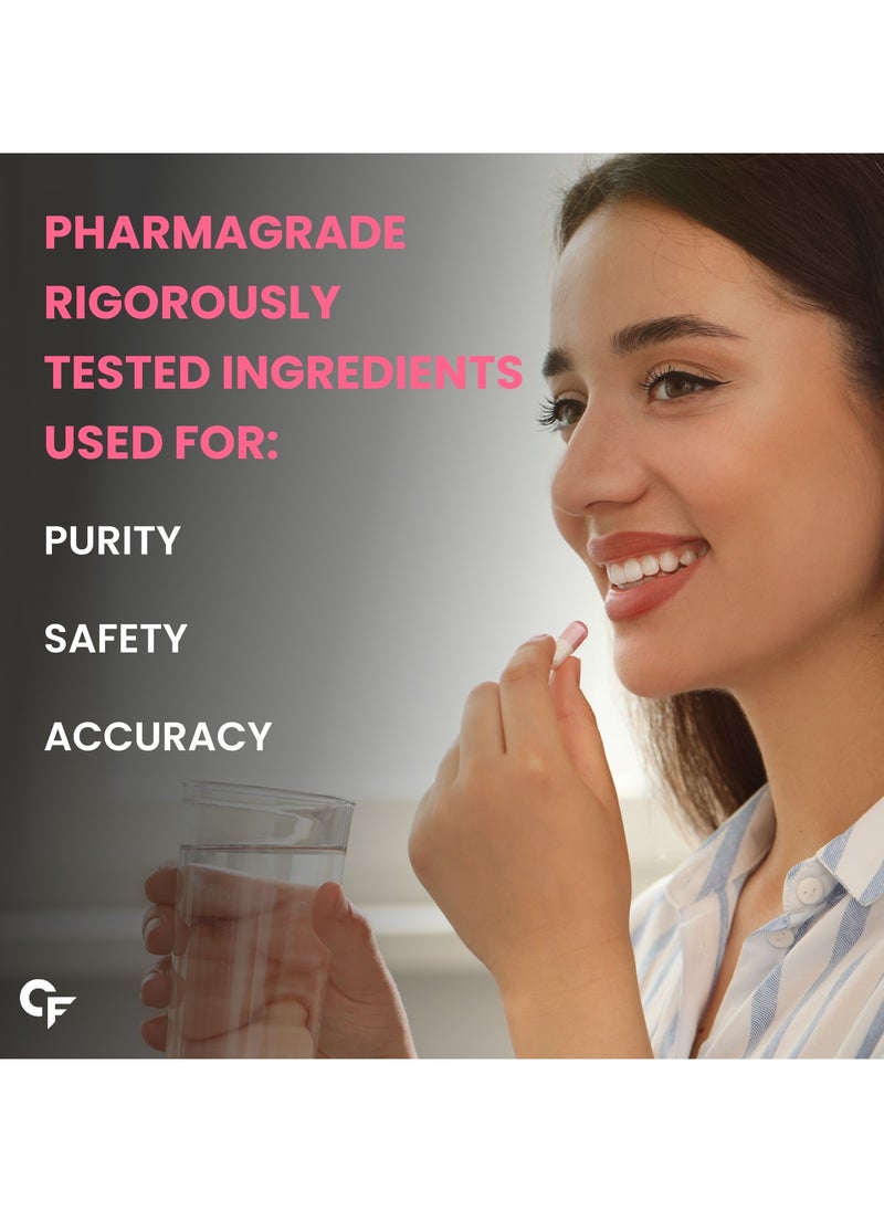 CARBAMIDE FORTE - L Glutathione Reduced +  500mg Tablets For Skin Heath | L Glutathione With Hyaluronic Acid, Vitamin E, Lycopene & Biotin– 30 Veg Tablets - Image 1