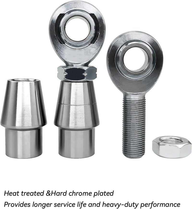 TADYAO 5/8" Heim Joints Rod End Kit with Tube Adapters and Jam Nuts, 2 Set - Image 3