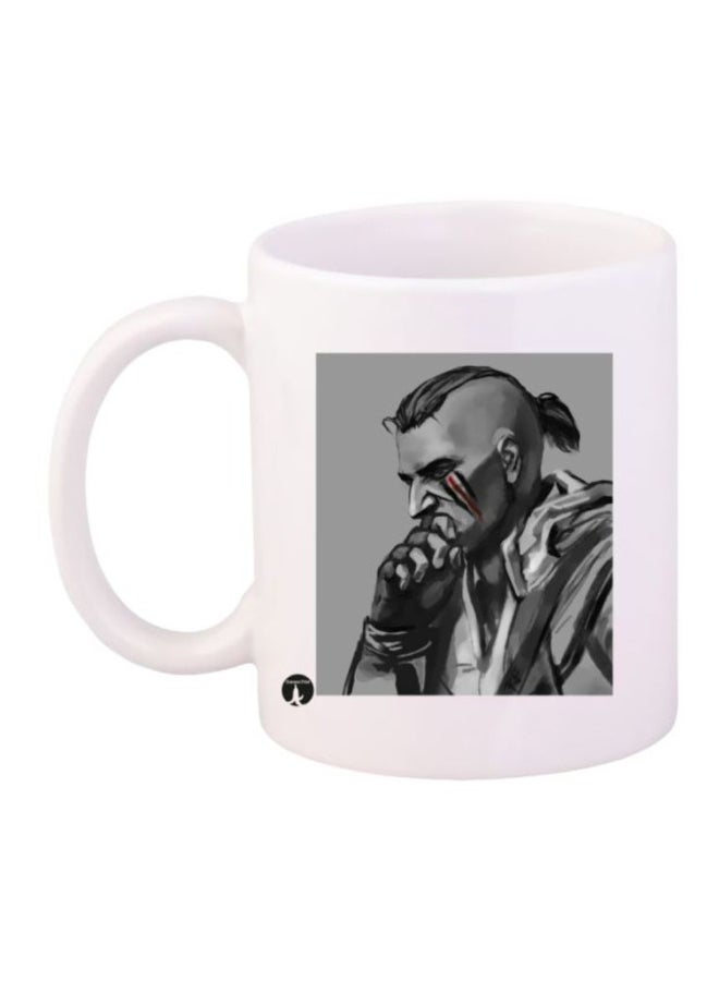 RYN Assassin's Creed Printed Mug White/Black/Grey