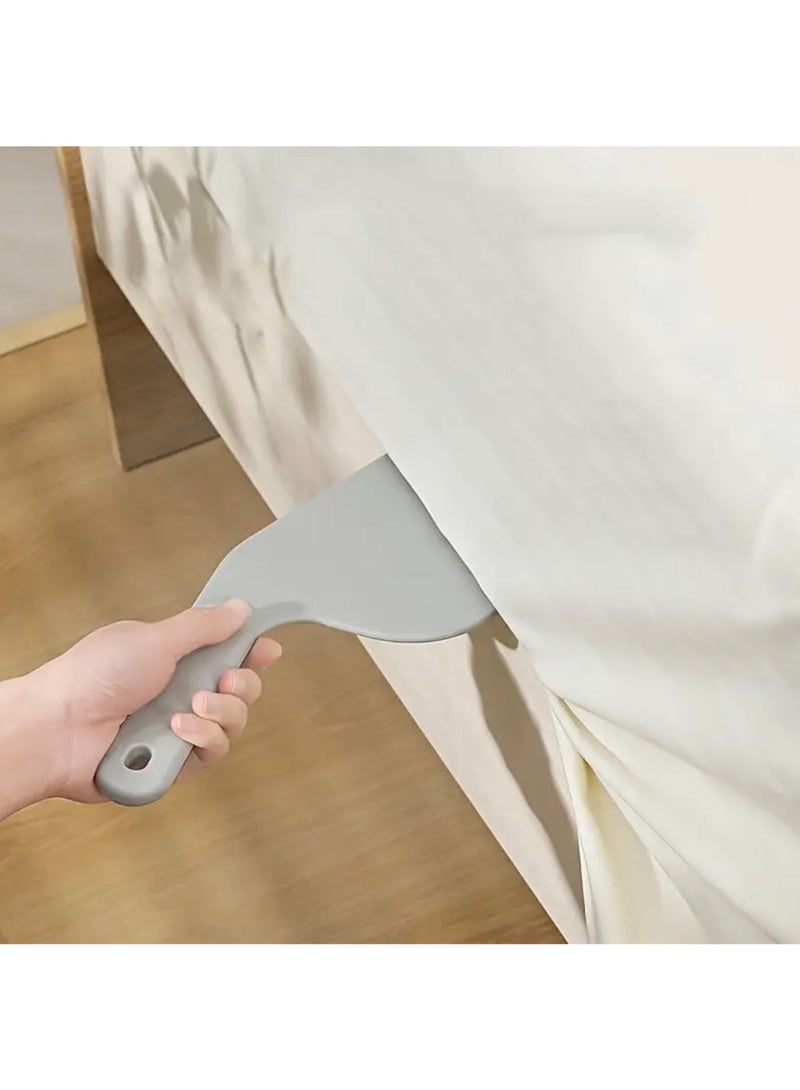 CleanWave - The Pure Effect Lazy Bed Sheet Fastener Tool – Easy Bedspread Organizer & Holder, Non-Textile Gap Insert Tool for Neat & Tidy Beds, Durable & Effortless Fixing (1pc - Gray) - Image 1