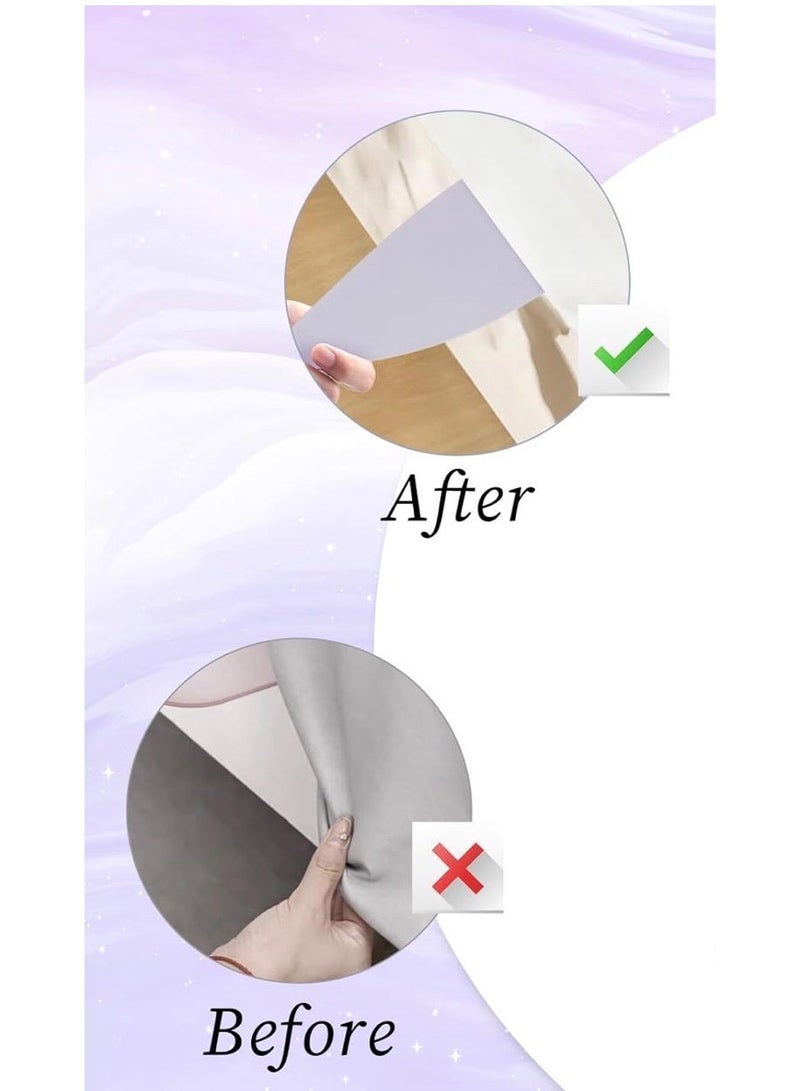 CleanWave - The Pure Effect Lazy Bed Sheet Fastener Tool – Easy Bedspread Organizer & Holder, Non-Textile Gap Insert Tool for Neat & Tidy Beds, Durable & Effortless Fixing (1pc - Gray) - Image 2