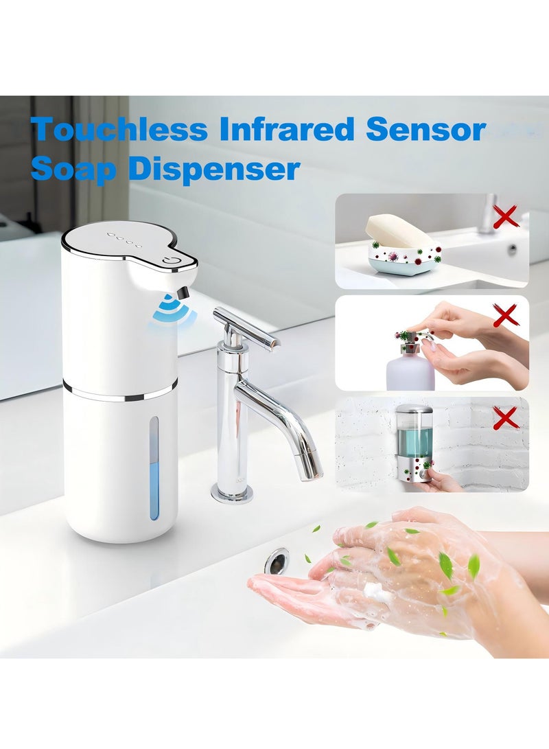 Jourvent Wall-Mounted Automatic Foam Dispenser,Home Gifts,Automatic Soap Dispenser White - Image 2