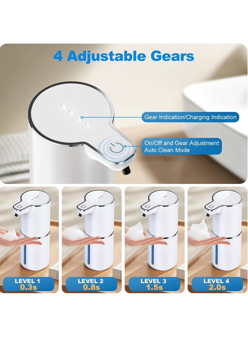 Jourvent Wall-Mounted Automatic Foam Dispenser,Home Gifts,Automatic Soap Dispenser White - Image 4