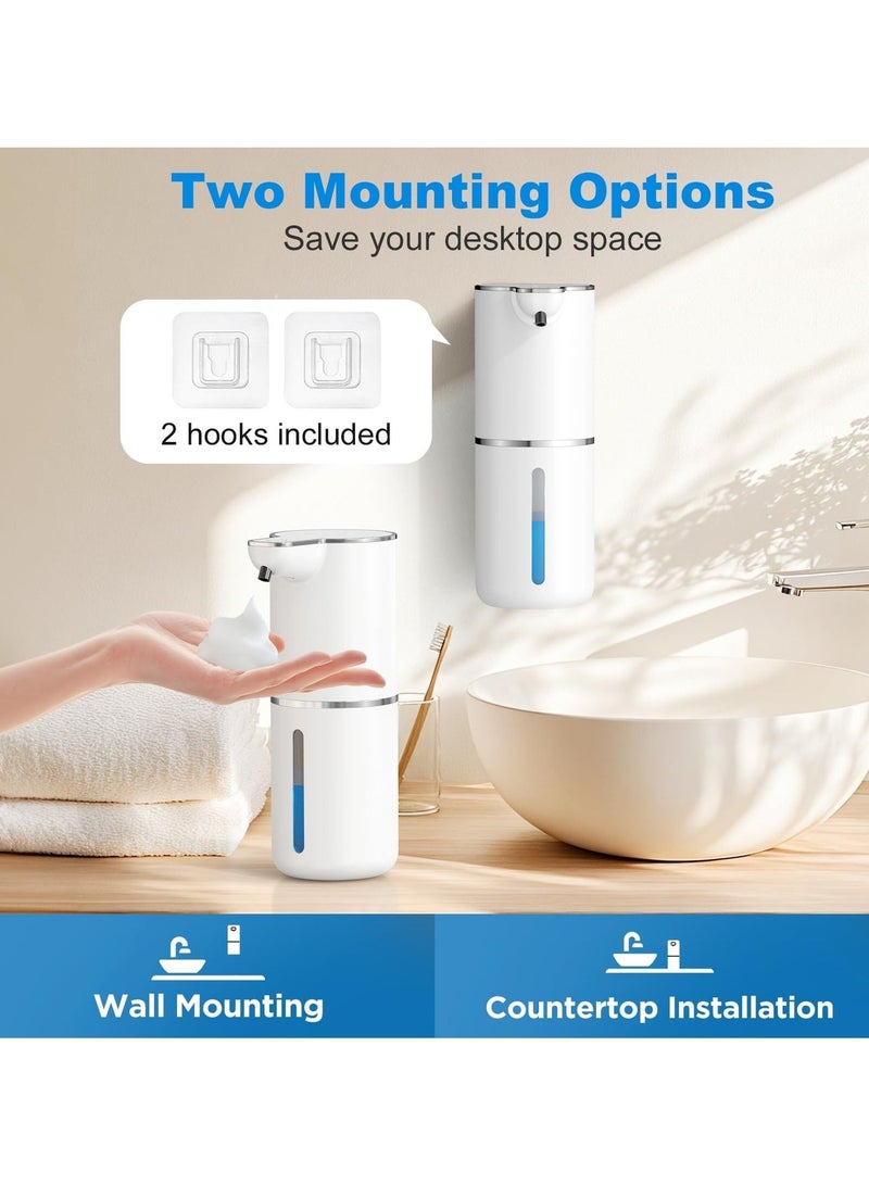 Jourvent Wall-Mounted Automatic Foam Dispenser,Home Gifts,Automatic Soap Dispenser White - Image 3