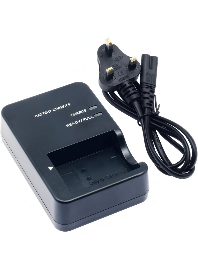 فليفيو شاحن كاميرات CB-2LH CB-2LHT لبطارية NB-13L لكاميرات Canon PowerShot G1 X Mark III وG5X وG5 X Mark II وG7 X وG7 X Mark II وG7 X Mark III وG9X وG9 X Mark II وSX620 HS وSX720 HS وSX730 HS وSX740 HS - Image 1