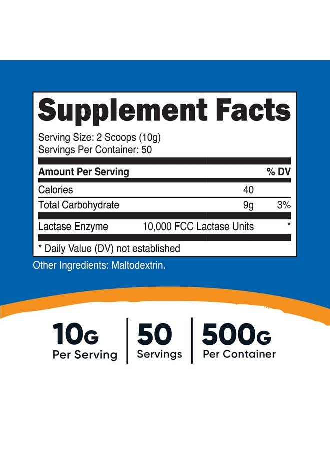 Nutricost Lactase Powder 500 Grams - Non-GMO, Gluten Free - Image 2