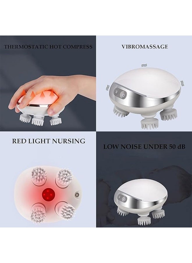 KLNAMAEAAN Smart Scalp Massager Scalp Hero Massager for Hair Growth with Ipx8 Waterproofing Head Massager Scalp Stress Relax Deeply Clean Scalp  - Image 2
