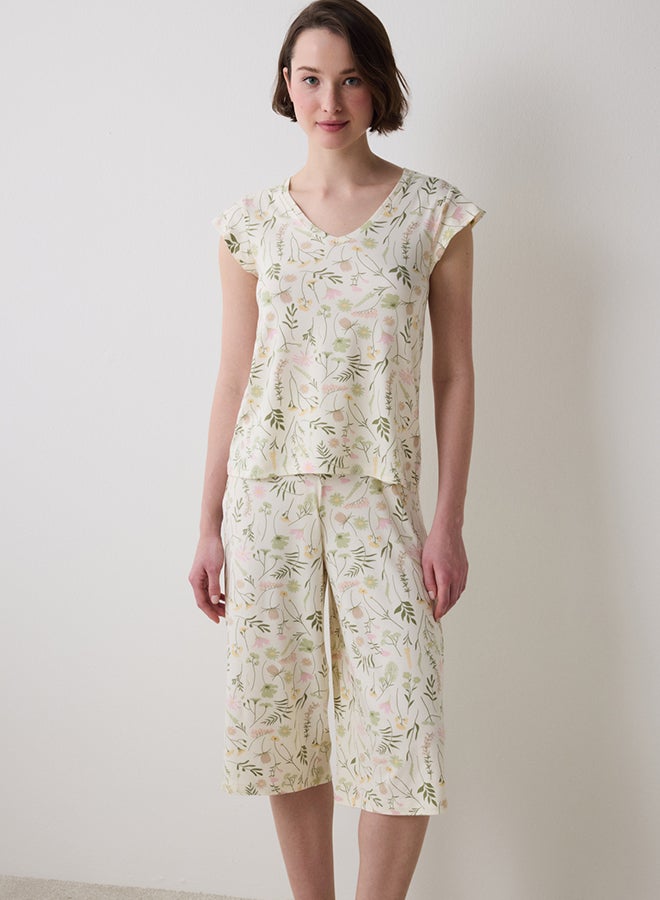 Penti Iris Floral Multicolor Pajama Set  - Image 1