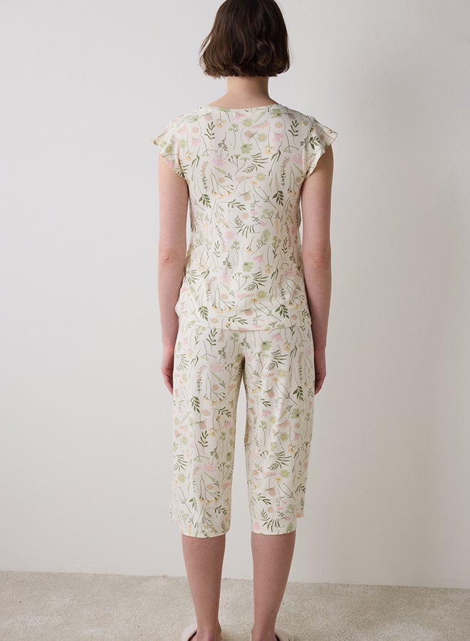 Penti Iris Floral Multicolor Pajama Set  - Image 3