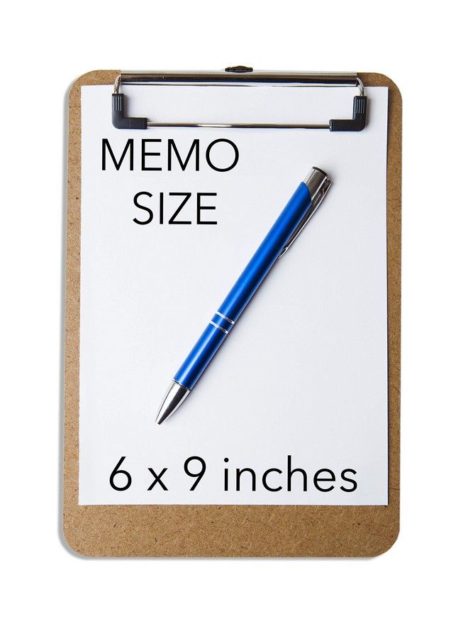 Office Solutions Direct Mini Clipboard 6" X 9" (Set Of 30) Memo Clipboard ; Small Clipboards 6X9 With Low Profile Clip Mini Clipboards 6X9 Little Clipboards Half Size ; Office Teacher Classroom & Back To School Supplies - Image 3