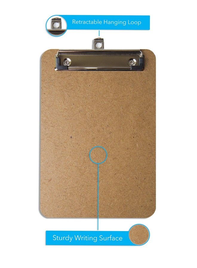 Office Solutions Direct Mini Clipboard 6" X 9" (Set Of 30) Memo Clipboard ; Small Clipboards 6X9 With Low Profile Clip Mini Clipboards 6X9 Little Clipboards Half Size ; Office Teacher Classroom & Back To School Supplies - Image 4