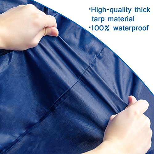 Coldwind Mattress Bags for Moving and Storage,Waterproof Mattress Cover for Moving with Heavy Duty Handles, Strong Zipper, Reusable, Moving Supplies & Moving Bags,Queen Size,Navy,2 Pack - Image 3
