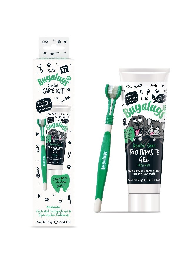 Bugalugs Dental Care Kit 1 for Dogs & Cats - 75G - Image 1