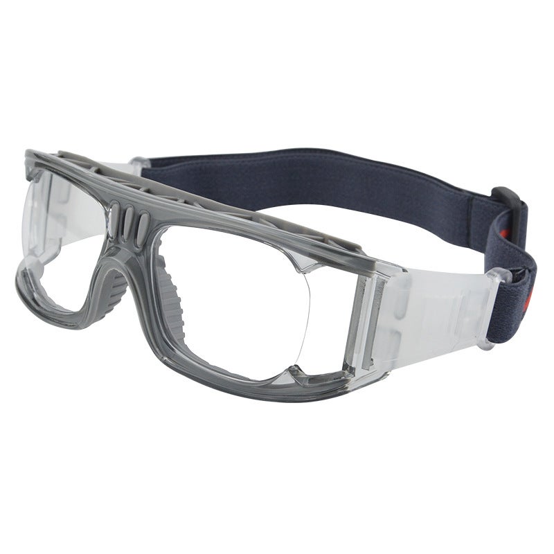 Generic Anroll new basketball glasses impact-proof football training goggles sand-proof running glasses #087 Grey