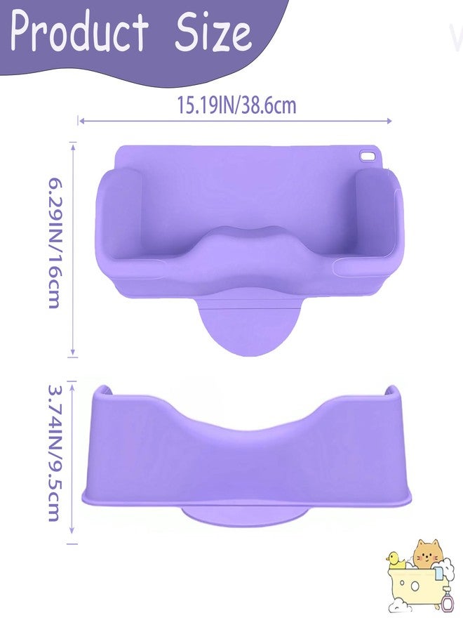 XHMAXE Portable Hair Washing Station Set,Silicone Hair Washing Station for Kids,Children,Toddler,Sink or Bathtub Shampoo Buddy, Attached Shampoo Brush and Baby Bath Rinse Cup(Relaxing Hair Washing) - Image 4