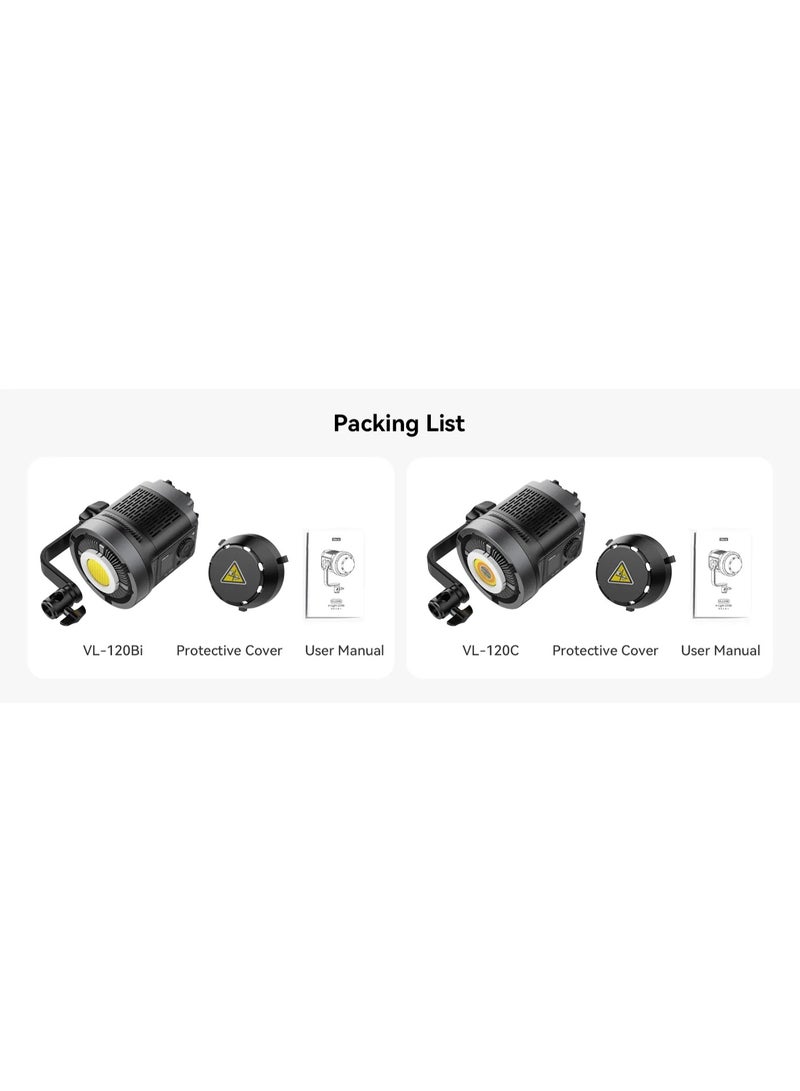 يولانزي VL-120Bi 120W V-Mount COB Video Light - Image 5