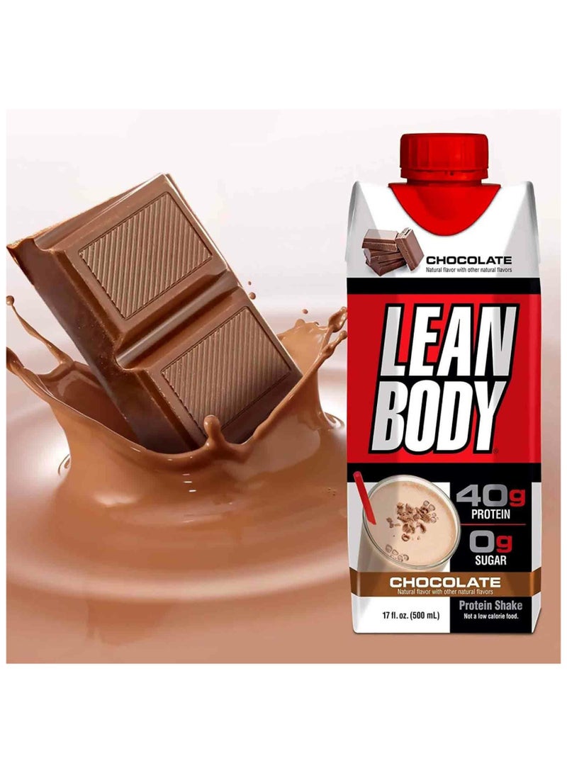 LABRADA Lean Body Chocolate Protein Shake 500 ML - Image 2