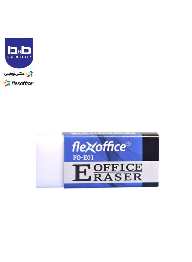 FLEXOFFICE Eraser FO-E01 Dust Free (Pack of 20) - Image 2
