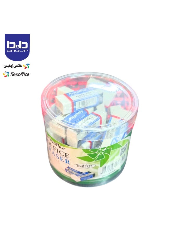 FLEXOFFICE Eraser FO-E01 Dust Free (Pack of 20) - Image 4