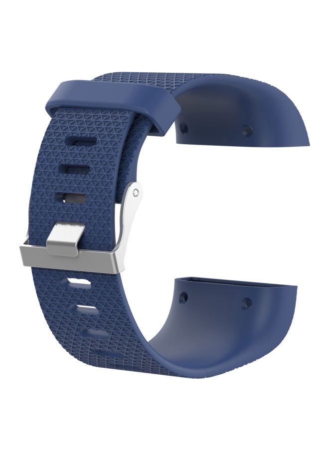 NIBEMINENT Adjustable Sport Wrist Strap For Fitbit Surge Dark Blue - Image 1