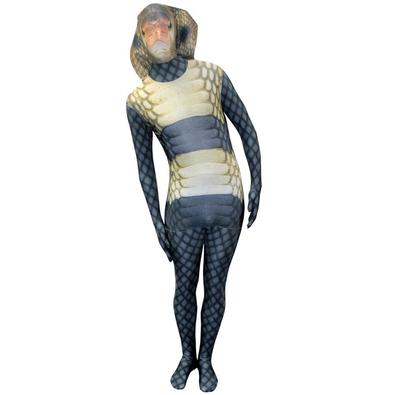 Morphsuits King Cobra Kids Animal Planet Costume - Size Large 4'-4'6 (120cm-137cm) - Image 3
