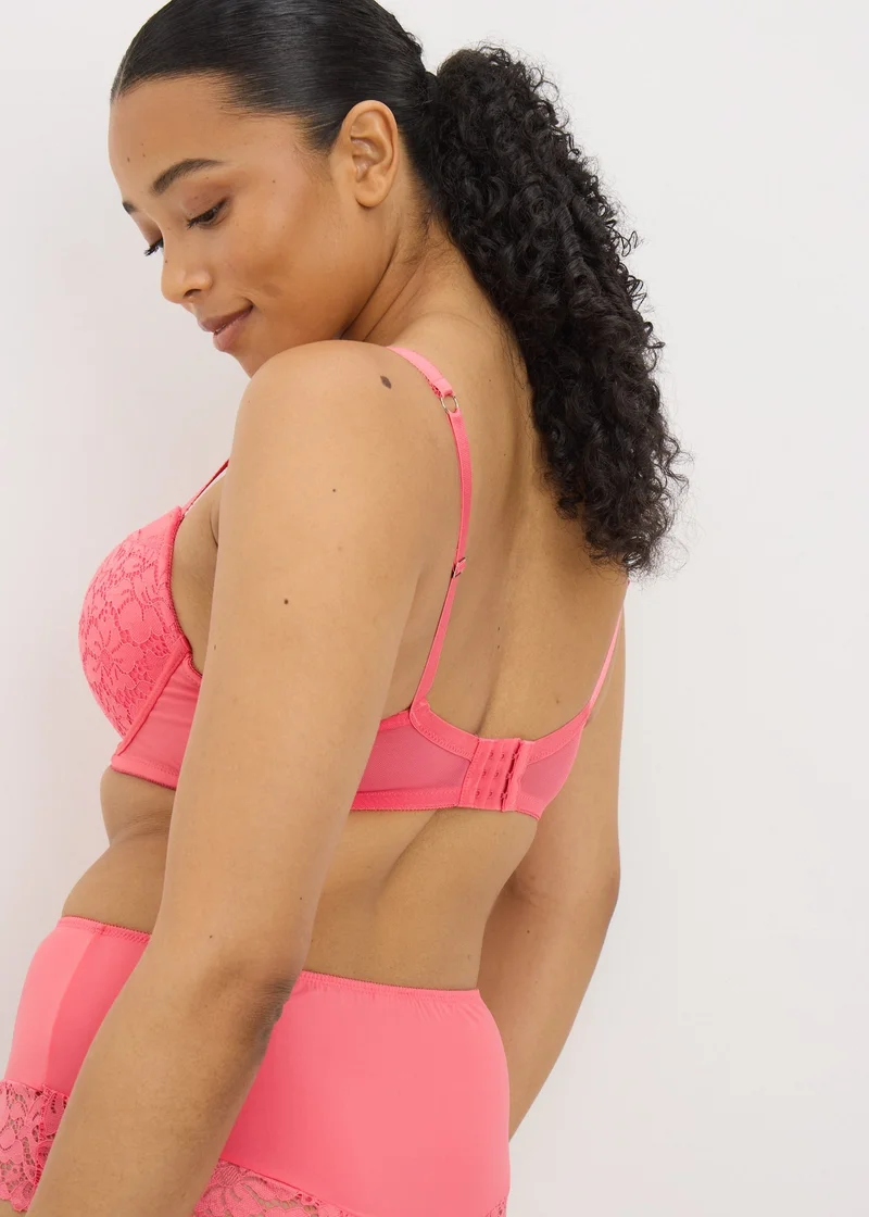 Matalan Coral DD+ Lace Detail Padded Bra