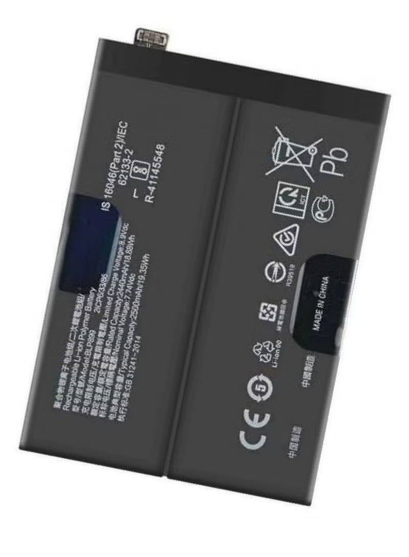 TIGER Replacement Internal Battery BLP899 Compatible for OnePlus 10 Pro 5G (Black) – High-Capacity Li-ion Battery for Extended Power, Safe Charging, and Long-Lasting Performance – Internal Battery Replacement for OnePlus Smartphones - Image 1