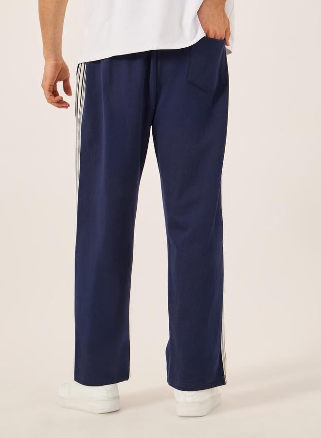 Styli Wide Pintuck Open Hem Oversized Joggers - Image 5