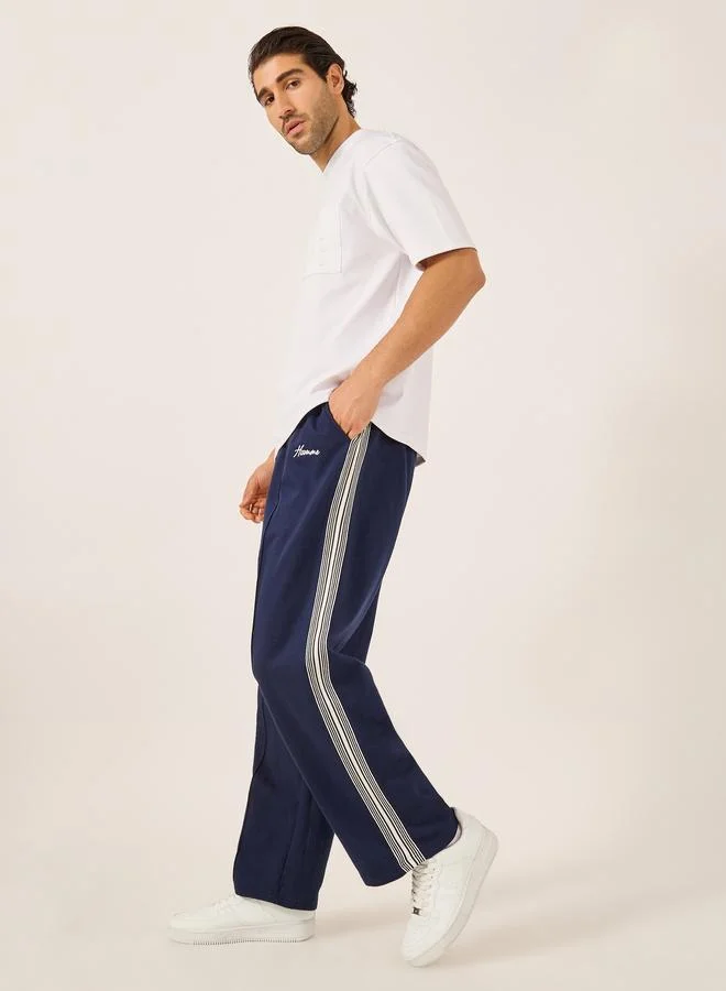 Styli Styli Wide Pintuck Open Hem Oversized Joggers