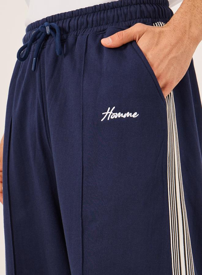 Styli Wide Pintuck Open Hem Oversized Joggers - Image 3