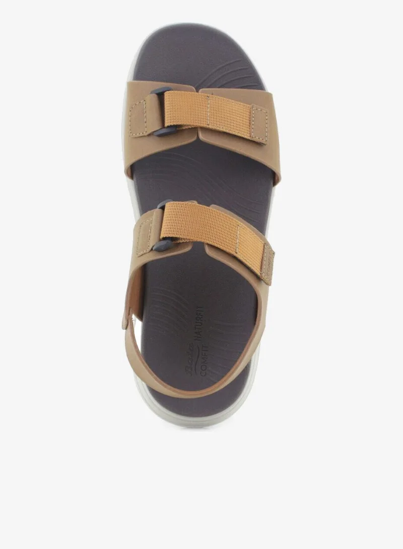 Bata Brown Adjustable Strap Comfort Sandals for Men | Best Price UAE