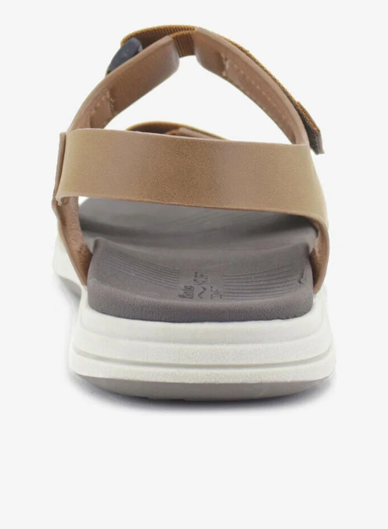 Bata Brown Adjustable Strap Comfort Sandals for Men | Best Price UAE