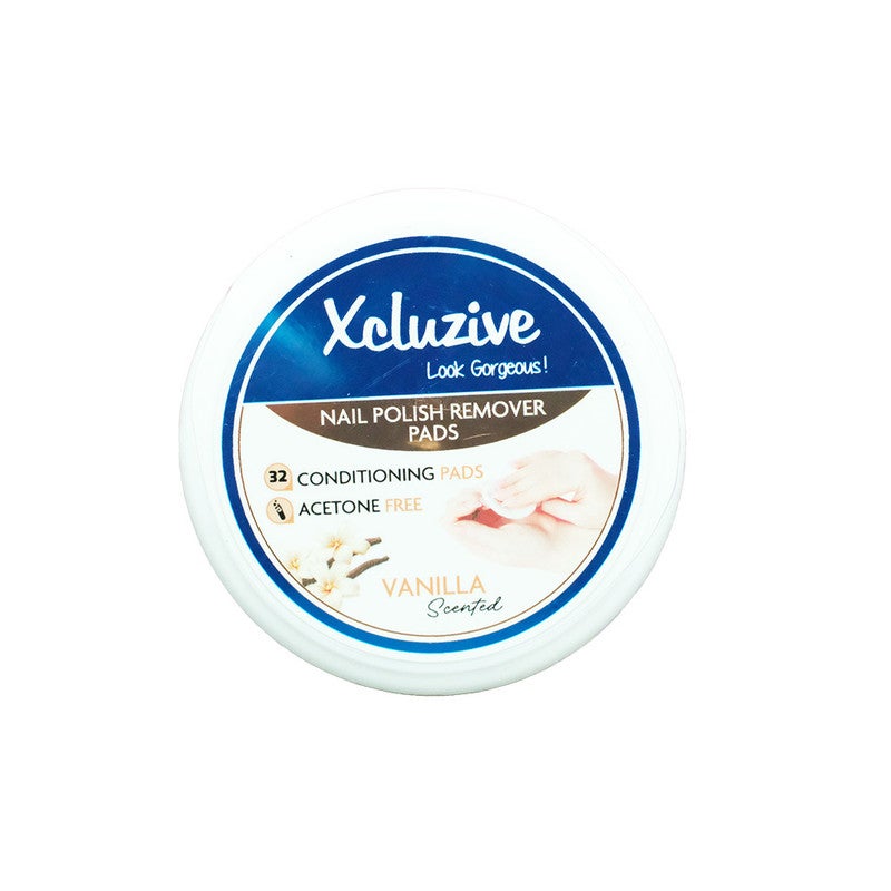 Xcluzive Nail Polish Remover Pads 32s Vanilla - Image 1