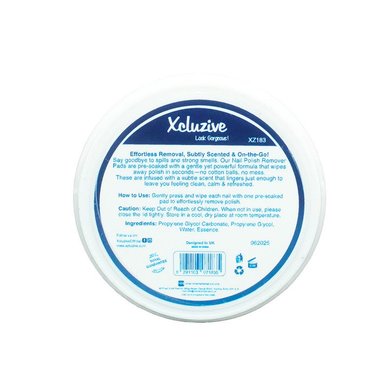 Xcluzive Nail Polish Remover Pads 32s Vanilla - Image 3