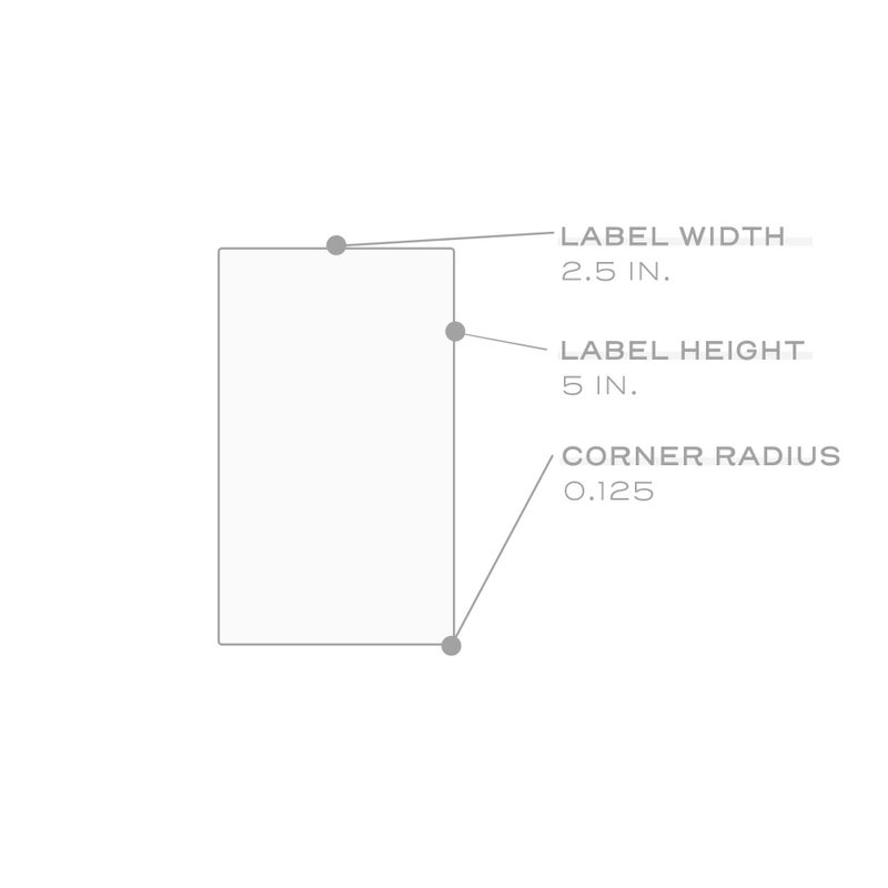 Dashleigh 60 Labels for 4 oz Bottles, 5 x 2.5 inches, Waterproof White Vinyl (5 x 2.5 inches, 60 Labels) - Image 5