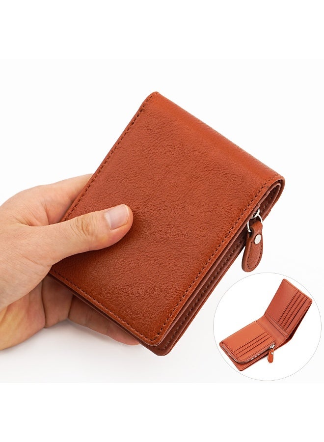 Mark Fairwhale New High-End Short Leather Wallet 