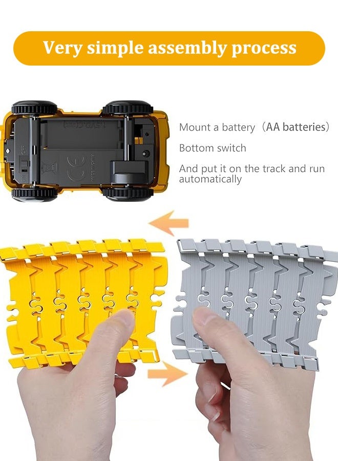 ألعاب بناء سيارات وطرق مرن من اكسين، مكونة من 5 هياكل ومن 324 قطعة للأطفال من سن 3 و4 و5 و6 سنوات، أفضل ألعاب للأولاد والبنات