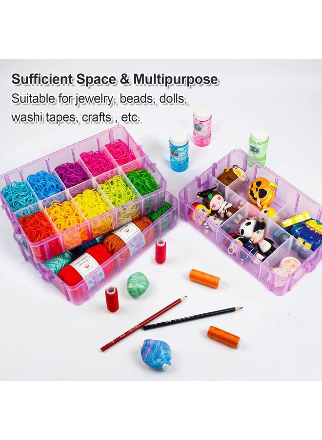 Inscraft 7 Layers Purple Stackable Storage Container - Image 4