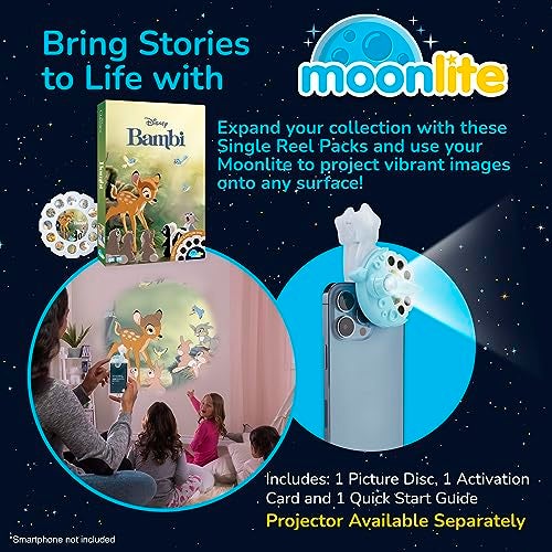 Moonlite Storytime Disneys Bambi Storytime Disc A Magical Way to Read Together Projector Not Included Digital Story w Sound FX Learning Gifts for Kids Ages 1 Year Up - Image 5