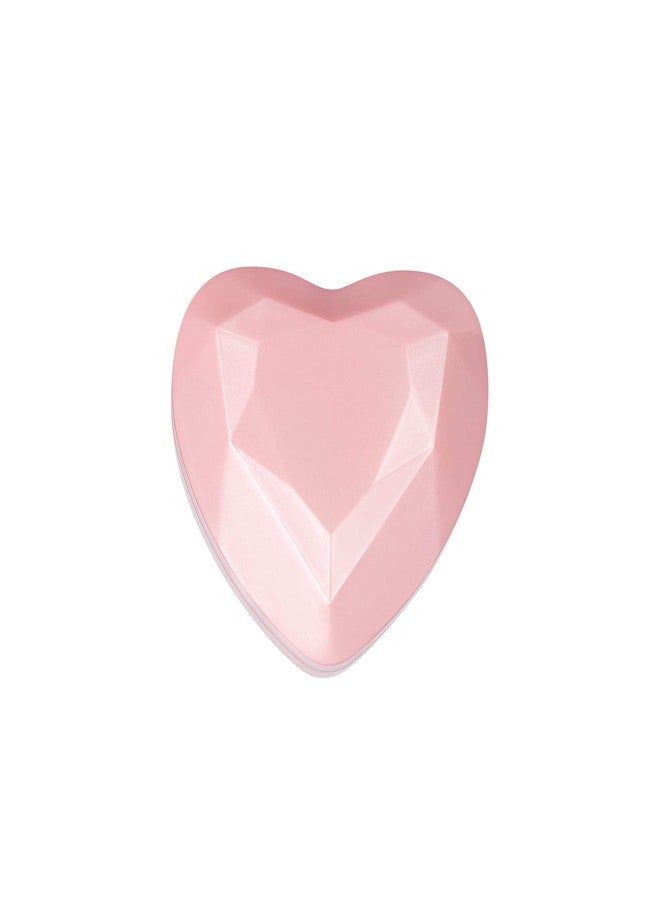 LETURE Heart Shaped Ring Gift Box with LED Light, Velvet Earrings Jewelry Case with Light, Jewellry Display Box for Wedding, Engagement, Proposal, Birthday and Anniversary (Pink) - Image 4