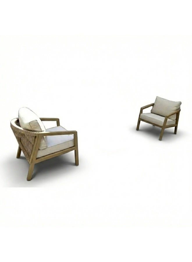 Casa Fiora 5-Seater Outdoor Garden Sofa with Weather-Resistant Fabric, Comfy Cushions & Durable  Frame - Image 2
