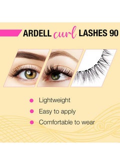 Andrea Curl False Lashes 90 4 Pack  - Image 4