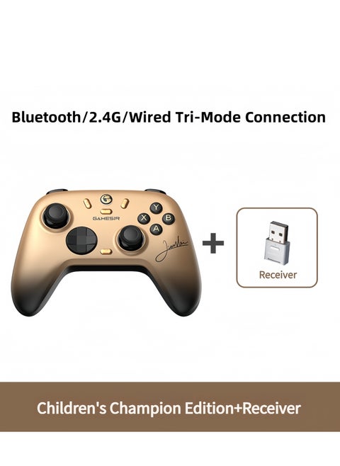 Nova 2 Lite 2.4g Wireless Controller for Windows PC, iPhone, Android, Switch & Steam Deck, Bluetooth Controller Gamepad with Hall Effect Trigger,Turbo,Rumble Vibration
