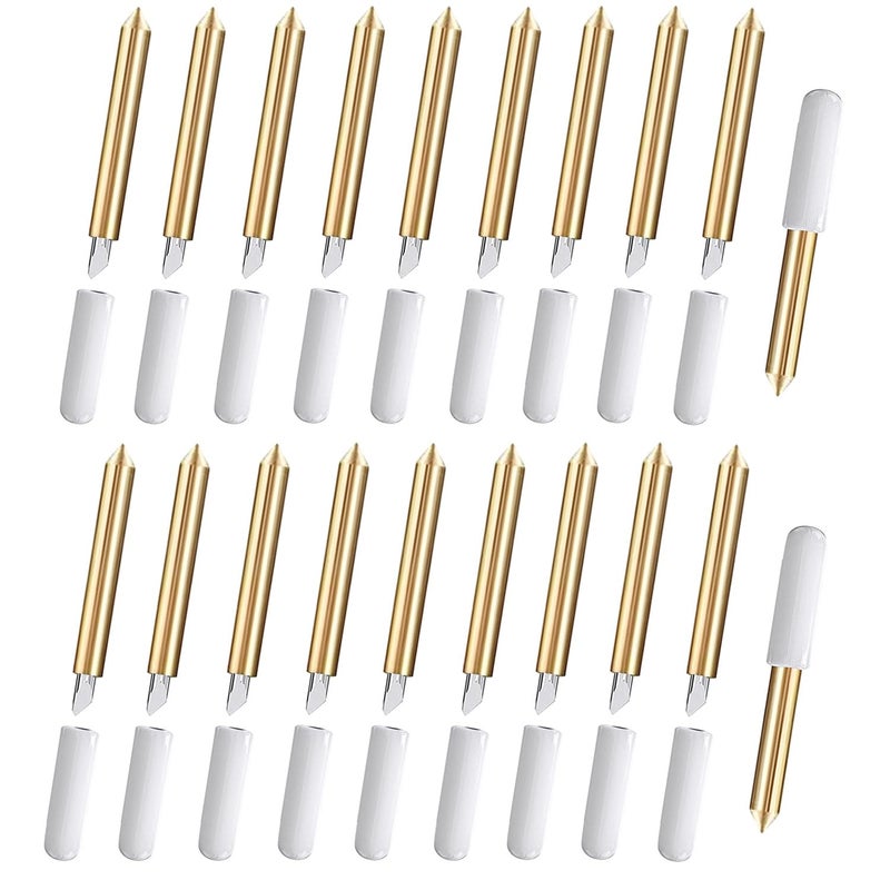 Niantime 20PCS Premium Fine Point Blade Compatible for Maker/Maker 3 Cutting Machines, Replacement Cutting Blades Compatible with Explore Air/Air 2/Explore Air 3, (Premium Fine Point Blades) - Image 1